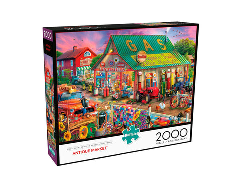Buffalo Games - Antique Market - 2000 Piece Jigsaw Puzzle