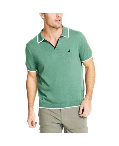 Nautica Men's Navtech Sweater Polo, Baypine