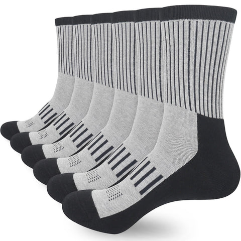 Mens Thermal Walking Hiking Socks, Multi Performance Crew Socks,Heavy Duty warm Athletic socks size 9-12.