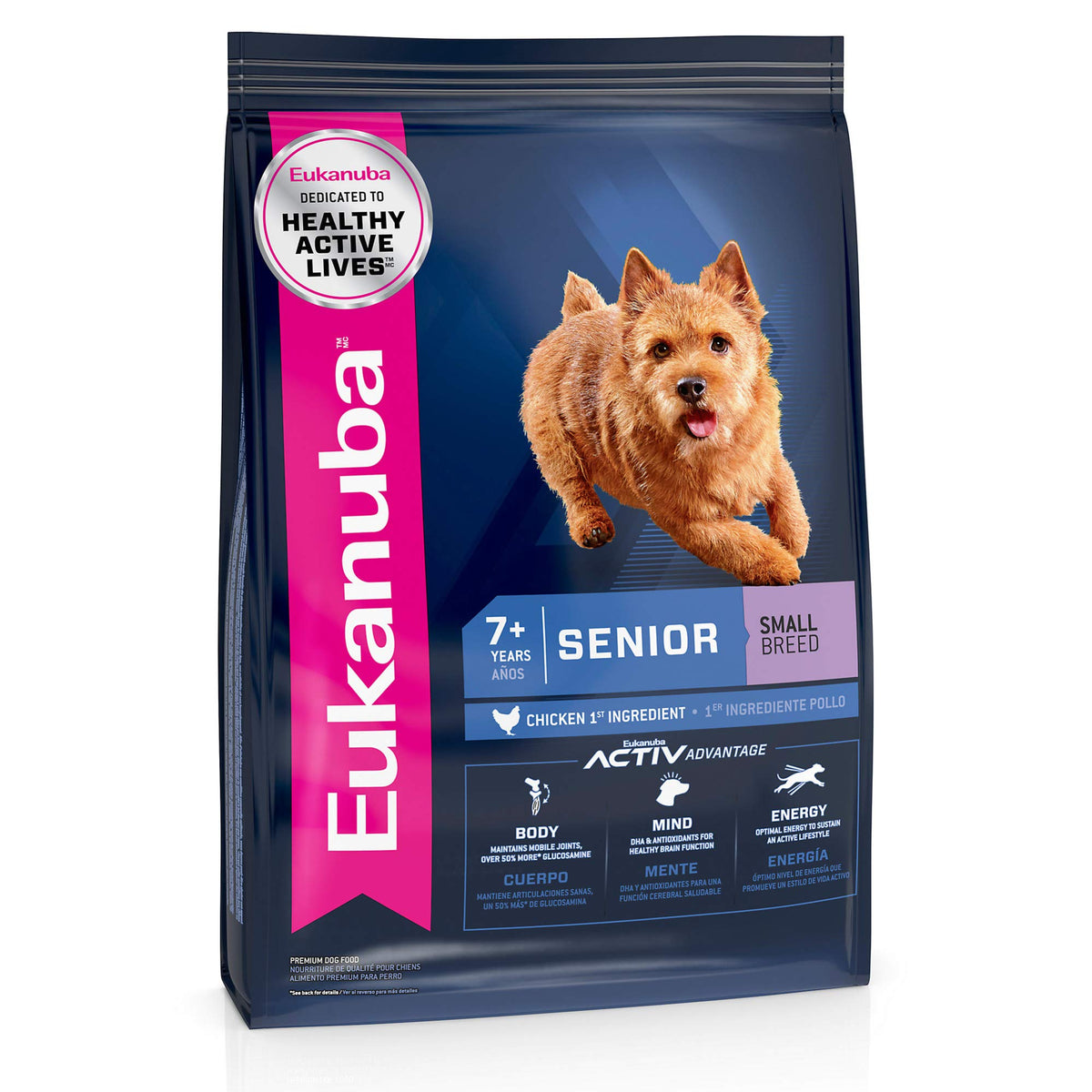 Eukanuba Senior Small Breed Dry Dog Food, 4.5 lb. Bag