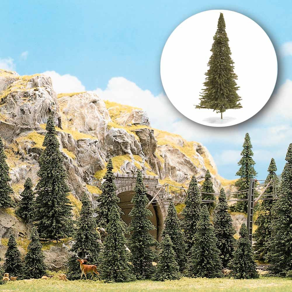 Busch 6572 Pine Tree Set 36cm 60/N Scale Scenery Kit