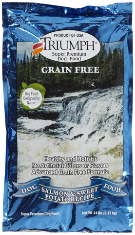 Triumph Grain-Free Salmon And Sweet Potato Dog Food, 14 Lb. Bag
