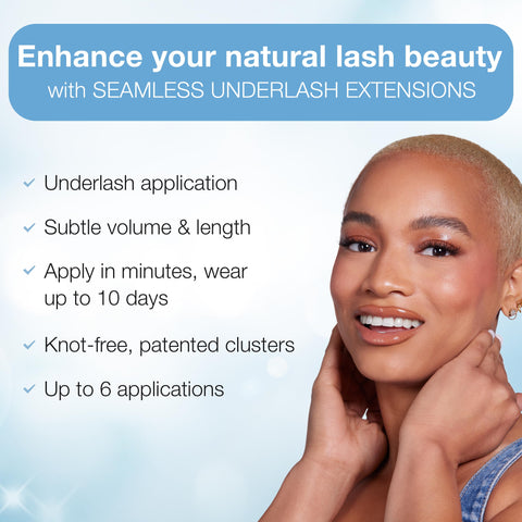 Ardell Seamless Underlash Extensions Naked, Seamless Band and Patented Clusters, 36 Assorted Lengths, 1-pack