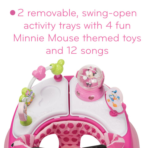 Disney Minnie Mouse Glitter Music and Lights Walker, Pink