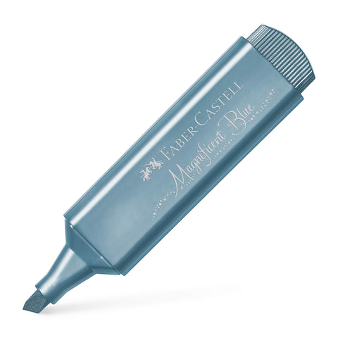 Faber-Castell 154647 - Highlighter TL 46, Metallic Ice Blue, 1 Piece