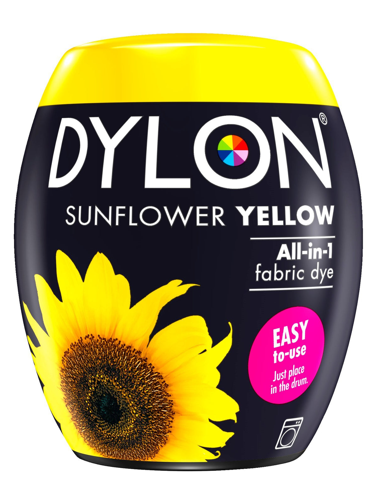 Dylon 350g Machine Dye Pods, Sunflower Yellow
