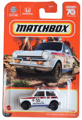 Matchbox 1970 Honda N600 Off Road, White 7/100
