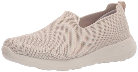 Skechers womens Walking Sneaker, Taupe, 7.5 US