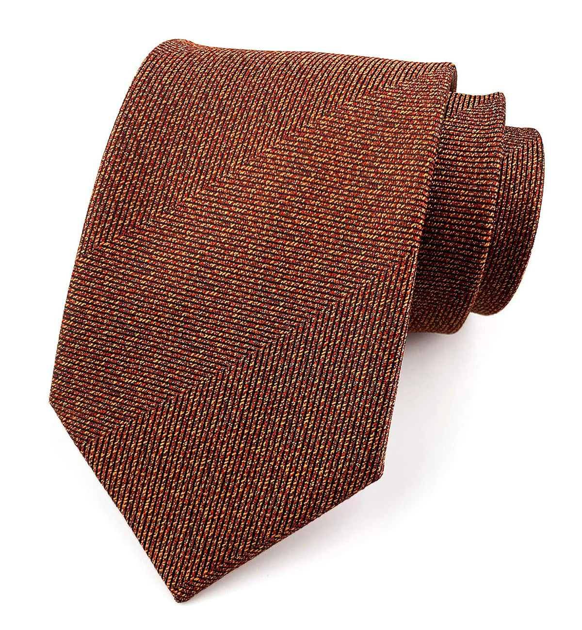 marysgift Ties Formal Wedding Party Classic Business Tie Gift Set for Men Brown Neck Tie (YUS20 Brown, 117)