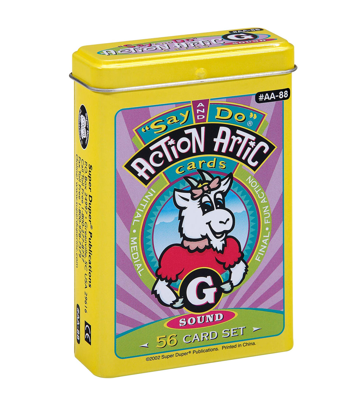 Super Duper Publications | Say and DoÃƒÆ’Ã†â€™ÃƒÂ¢Ã¢â€šÂ¬Ã…Â¡ÃƒÆ’Ã¢â‚¬Å¡Ãƒâ€šÃ‚Â® Action Articulation G Sounds Fun Deck | Vocabulary and Language Development Flash Cards | Educational Learning Materials for Children