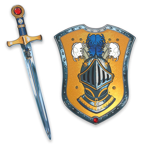 Liontouch Mystery Knight Toy Sword And Shield For Kids | Medieval Set in Foam For Childrenâ€™s Pretend Play With Mystery Knight Theme | Safe Weapons & Battle Accessories For Dress Up & Costumes