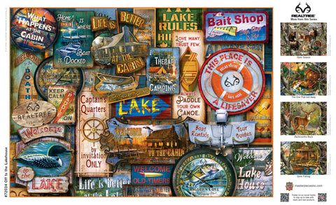 MasterPieces 1000 Piece Jigsaw Puzzle for Adults, Family, Or Kids - Off to The Lakehouse - 19.25"x26.75"