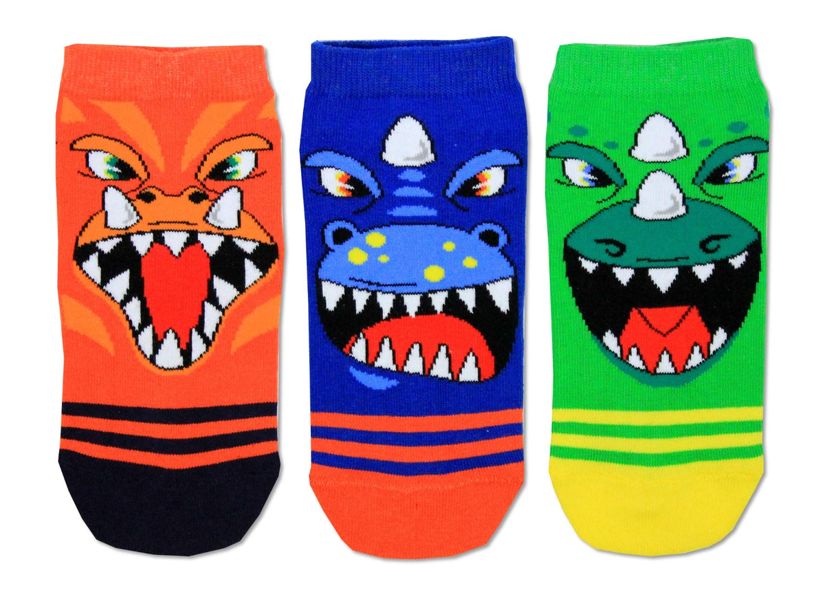United Oddsocks - 3 Liner Oddsocks for Boys - 3 Fun and Mismatched Oddsocks Dinosaur Roar UK 12-5.5 EUR 30.5-38.5 US 13.5-8 | Birthday, Christmas, Festive Gift for Kids