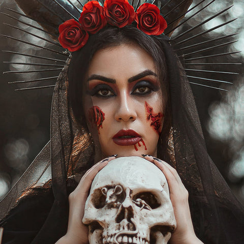 30 Sheets Scar Tattoo Temporary Halloween Makeup Tattoos Body Face Scar Realistic Temporary Zombie Tattoos Fake Bloody Wound Cosplay Party Masquerade