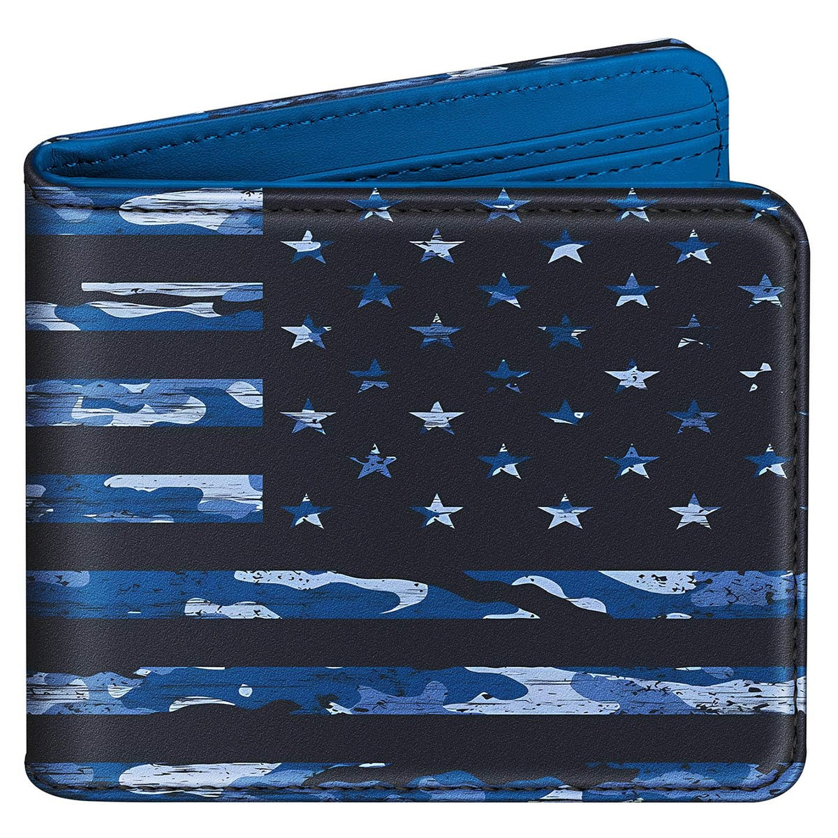 Bistup Boys Wallet Cute, 6-Blue American, Compact