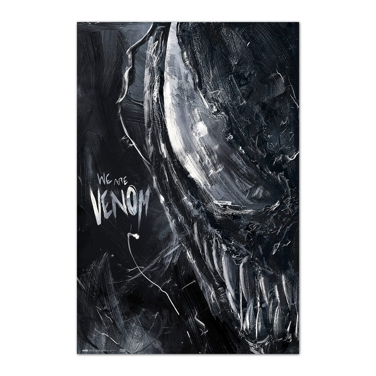 Official Marvel Venom Creepy Poster - 35.8 x 24.2 inches / 91 x 61.5 cm - Venom Poster - Shipped Rolled Up - Cool Posters - Art Poster - Posters & Prints - Wall Posters