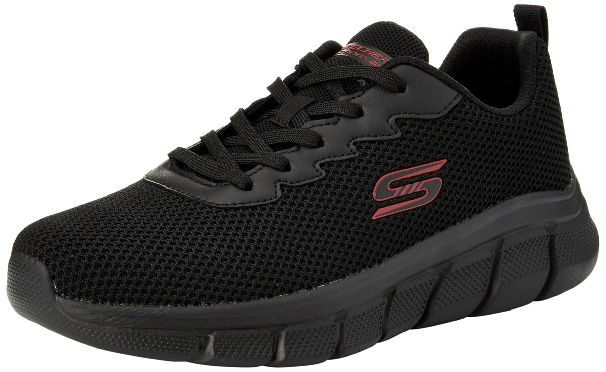 Skechers BOBS Men's Bobs B Flex-Chill Edge Sneaker, BBK, 10.5