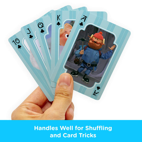 Aquarius Rudolph Playing Cards - Rudolph The Red Nosed Reindeer Deck of Cards for Your Favorite Card Games - Officially Licensed Rudolph Merchandise & Collectibles