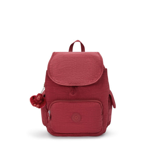 Kipling Women's Citypack S Backpack, Funky Red, 10.75''L x 13.25''H x 7.5''D