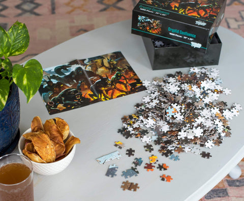 Cryptid Confluence and Monster Legends 1000 Piece Jigsaw Puzzle Toy | Fun Quarantine Gifts | Brain Teaser for Family Game Night