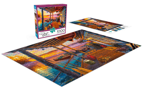 Buffalo Games - Darrell Bush - Opening Day - 1000 Piece Jigsaw Puzzle, Brown