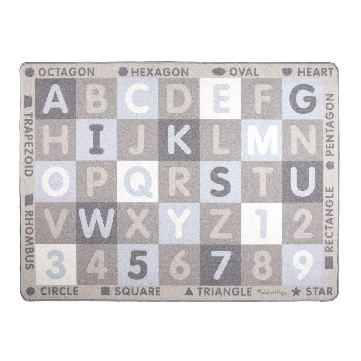 Melissa & Doug 15196 Jumbo ABC-123 Rug-Neutral | DÃƒÆ’Ã†â€™Ãƒâ€ Ã¢â‚¬â„¢ÃƒÆ’Ã¢â‚¬Â ÃƒÂ¢Ã¢â€šÂ¬Ã¢â€žÂ¢ÃƒÆ’Ã†â€™ÃƒÂ¢Ã¢â€šÂ¬Ã…Â¡ÃƒÆ’Ã¢â‚¬Å¡Ãƒâ€šÃ‚Â©cor | 2+ | Gift for Boy or Girl