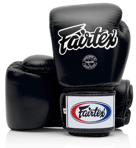 Fairtex BGV1 Muay Thai Boxing Training Sparring Gloves for Men, Women, Kids | MMA Gloves for Martial Arts| Premium Quality, Light Weight & Shock Absorbent Kids- 4 oz Boxing Gloves -Black