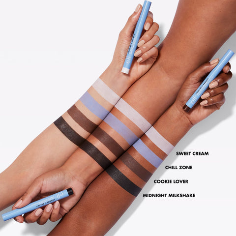 e.l.f. Cookies 'N Dreams No Budge Shadow Stick, Longwear, Smudge-Proof Eyeshadow With Built-In Sharpener, Limited Edition Shade, Chill Zone