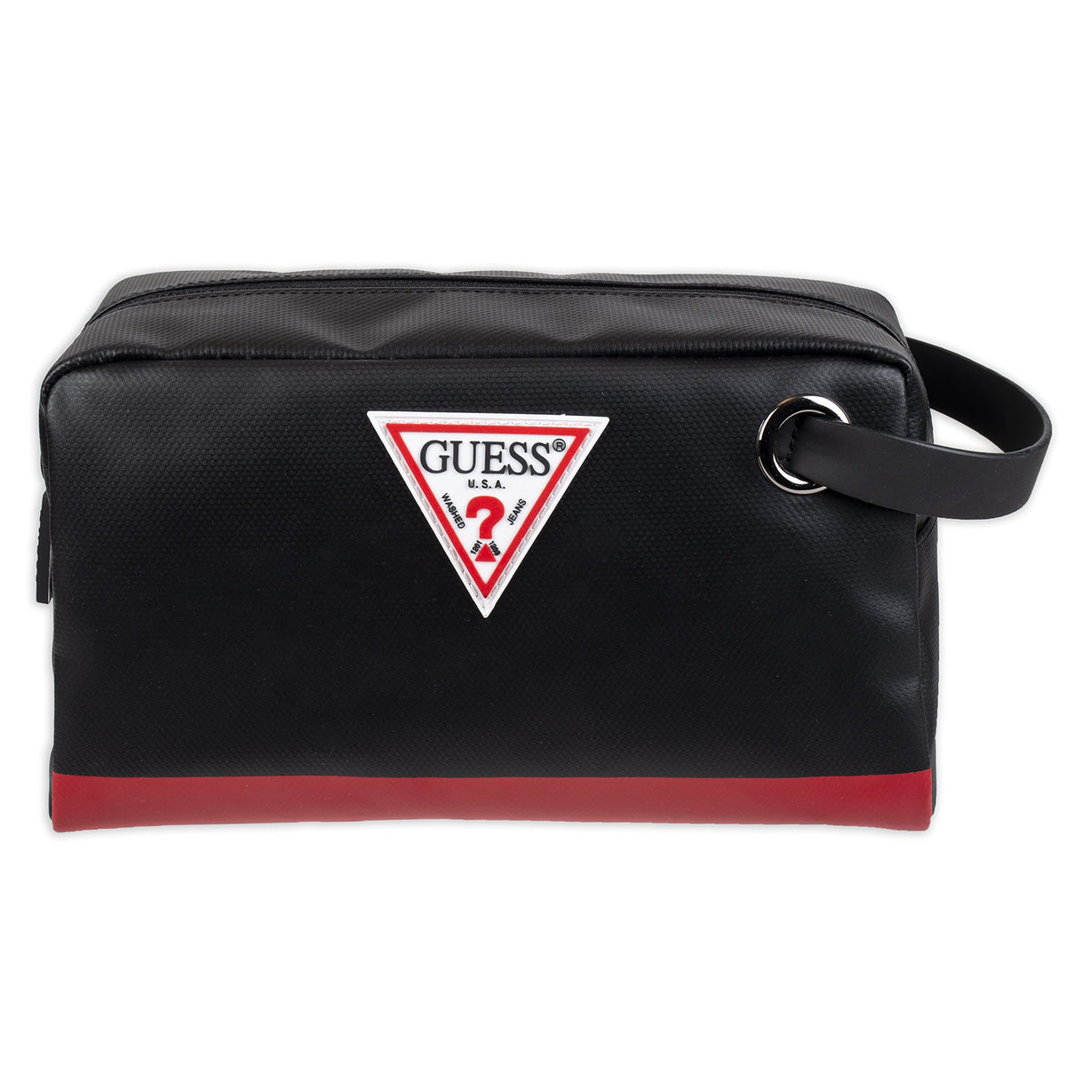 Guess Men's Toiletry Travel Kit, Black Patch, One Size