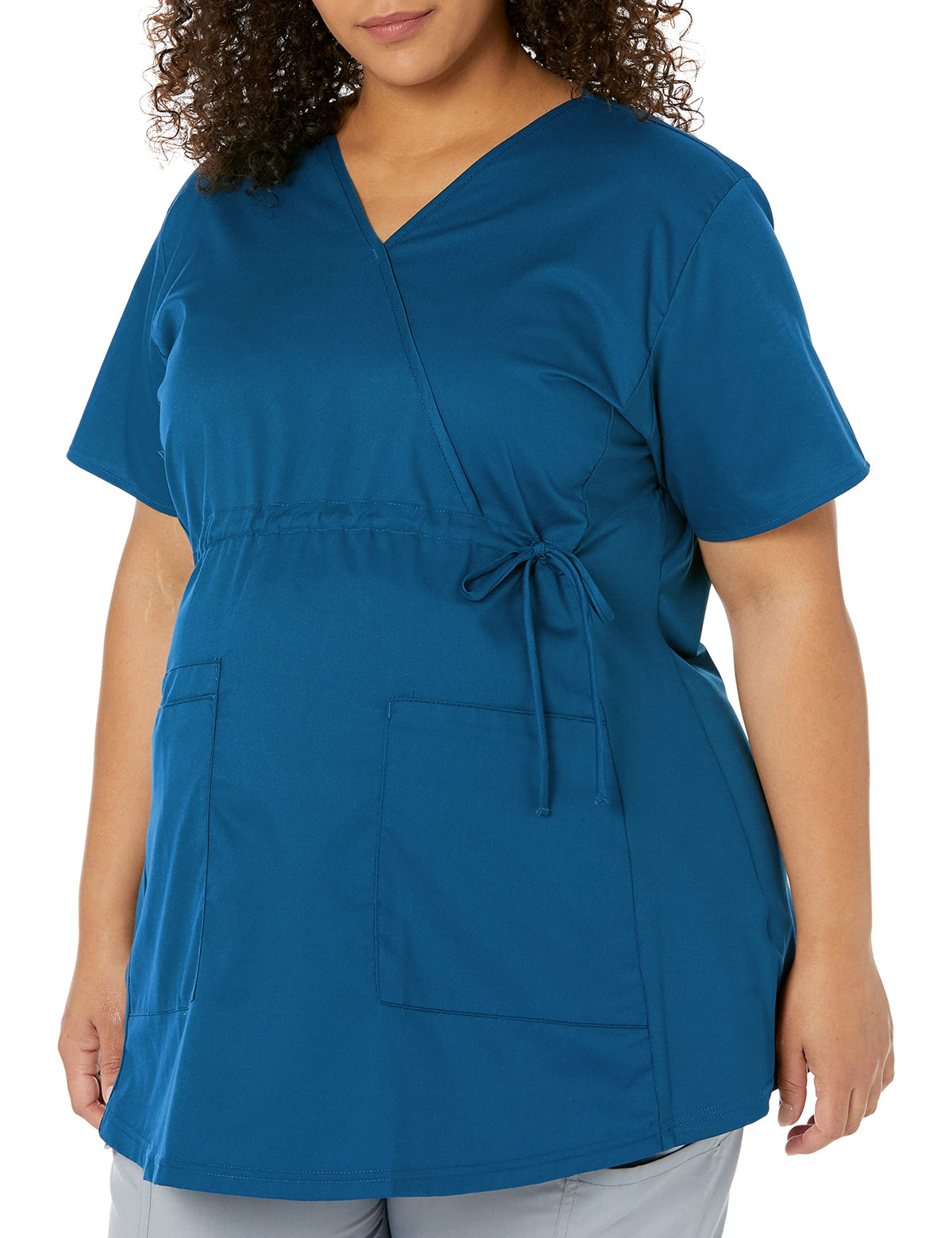 WonderWink Women's Wonderwork Maternity Top, Caribbean, Medium
