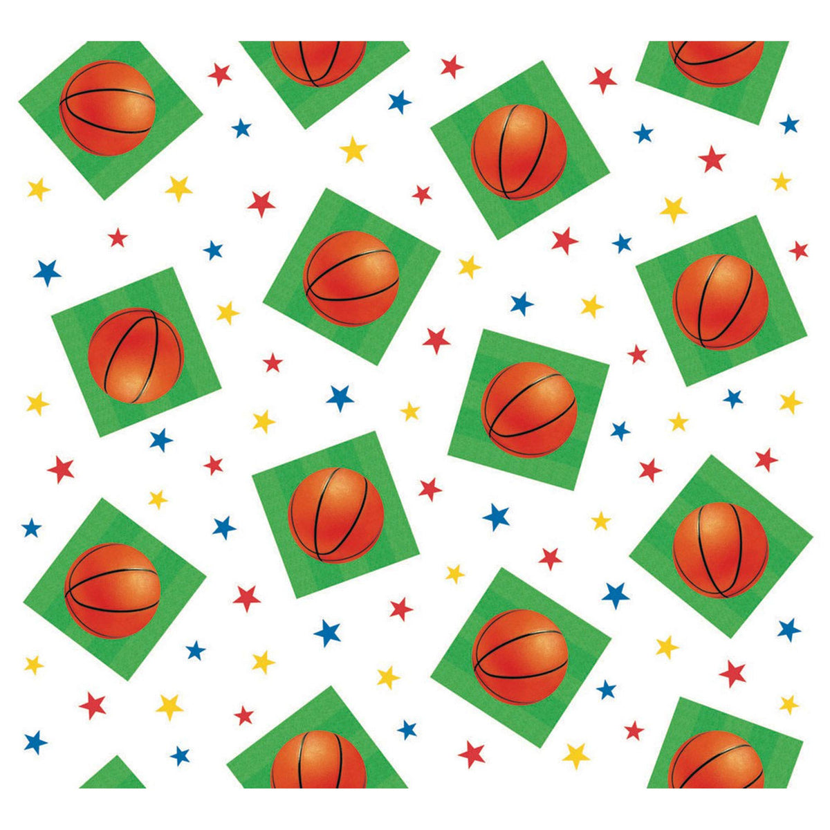 Basketball Printed Plastic Table Cover for Party