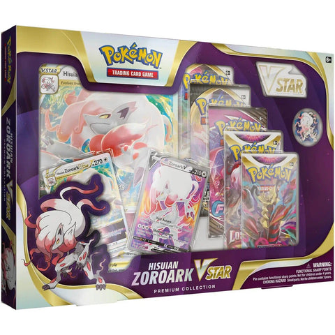 PokÃ©mon Hisuian Zoroark VSTAR Collection Trading Cards, Multicolour, English, From 6 Years