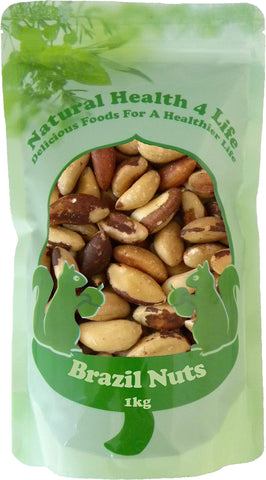 Natural Health 4 Life Whole Brazil Nuts - 1kg