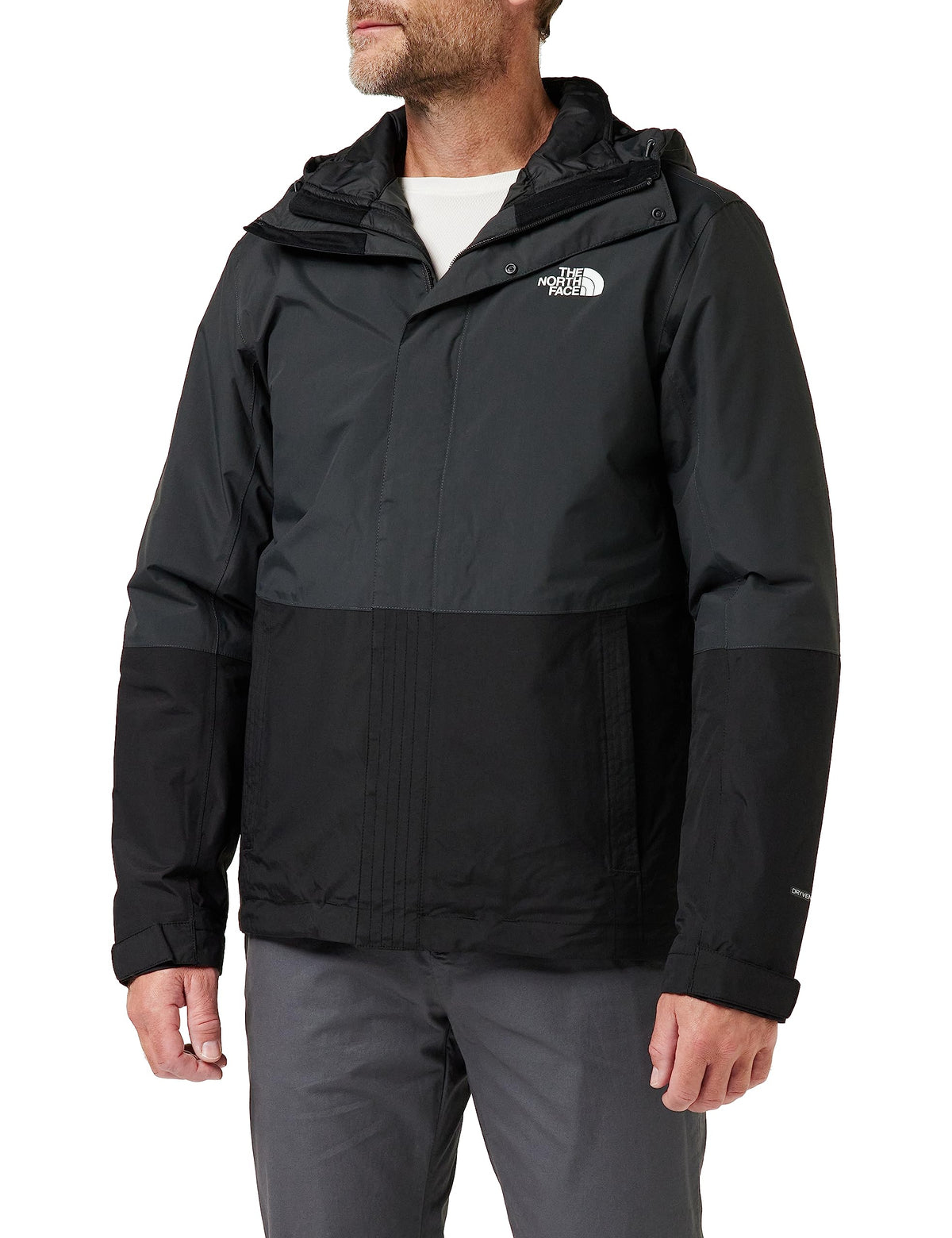 THE NORTH FACE New Synthetic Triclimate Jacket Asphalt Grey-Tnf Black XS