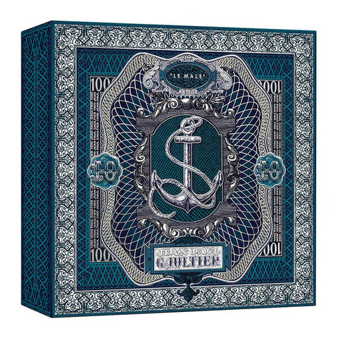 Jean Paul Gaultier Le Male 3-Pcs Gift Set (Eau de Toilette spray 4.2 fl oz + Shower gel 2.5 fl oz + Deodorant spray 5.1 fl oz)