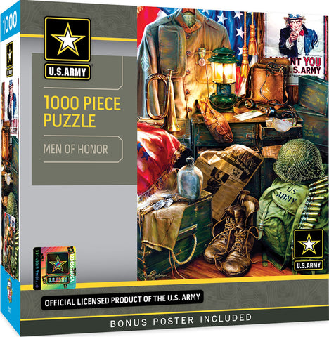 MasterPieces 1000 Piece Jigsaw Puzzle for Adults, Family, Or Kids - Men of Honor - 19.25"x26.75"