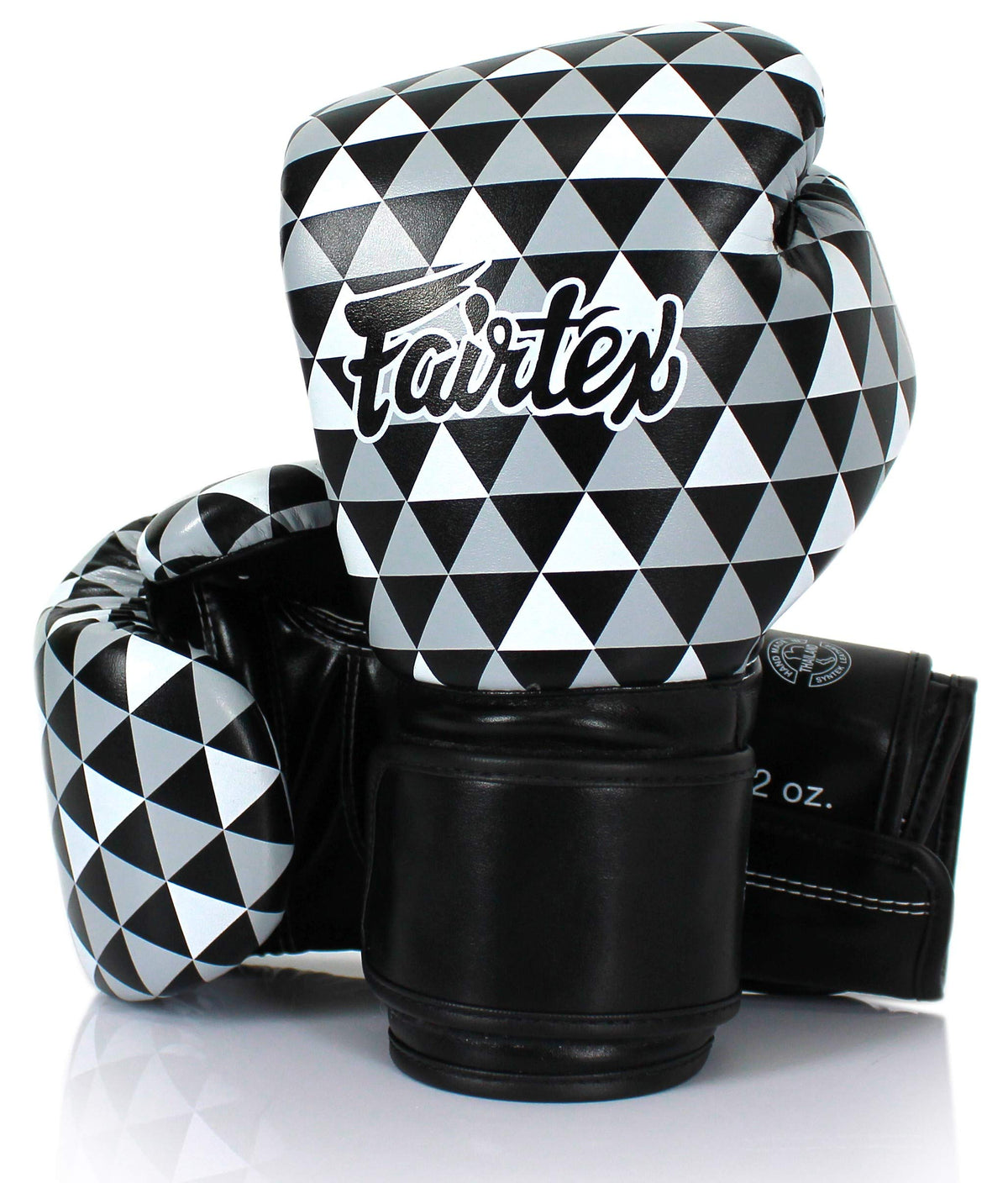 Fairtex BGV14 Muay Thai Boxing Microfibre Gloves for Men, Women, Kids | MMA Gloves, Kickboxing, Gym, Workout | Premium Quality, Light Weight & Shock Absorbent Boxing Gloves- (Black Prism/14oz)
