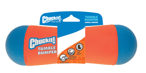 Chuckit! Amphibious Tumble Bumper Dog Toy, Floats on water,Large