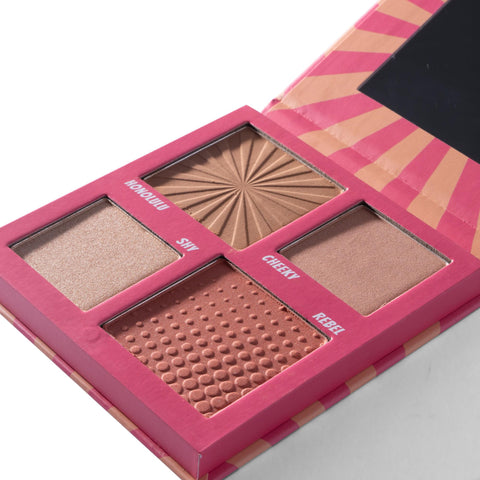 W7 Sculpt Power Face Palette - 4-in-1 Blush, Bronze & Highlight Palette