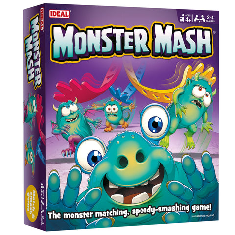 Ideal | Monster Mash: The Monster Matching, Speedy-Smashing Game | Kids Games | for 2-4 Players | Ages 4+