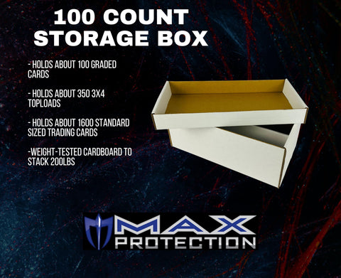 (10) Graded Shoe 2-Row Cardboard Storage Boxes - Baseball, Football, Basketball, Hockey, Nascar, Sportscards, Gaming & Trading Cards Collecting Supplies by MAX PRO - GSB