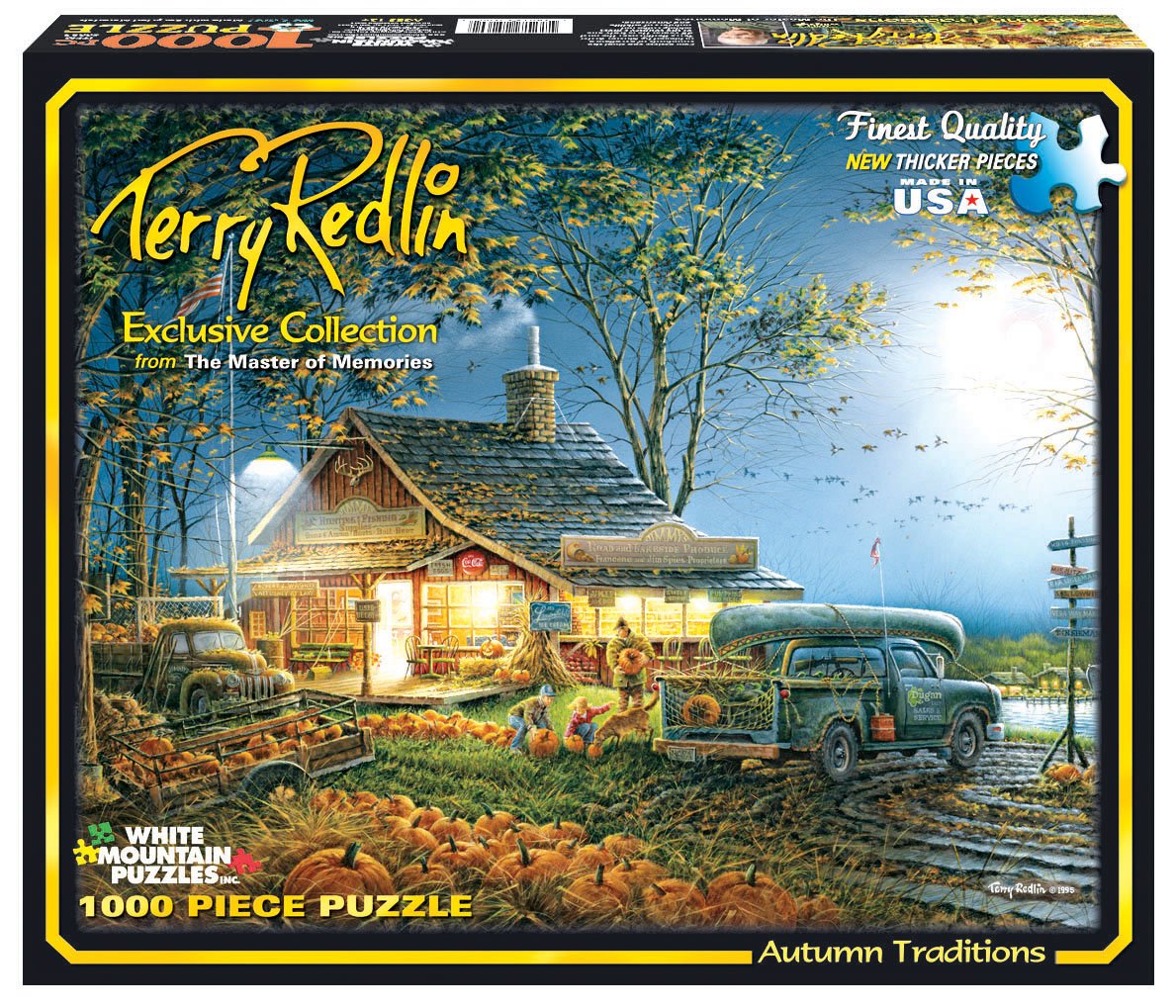 White Mountain Puzzles Autumn Traditions -1000 Piece Jigsaw Puzzle