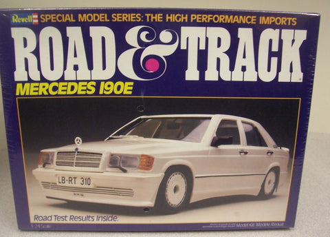 Revell 7455 Compatible Replica Mercedes 190E Road & Track Series 1/24 Scale Plastic Model Kit