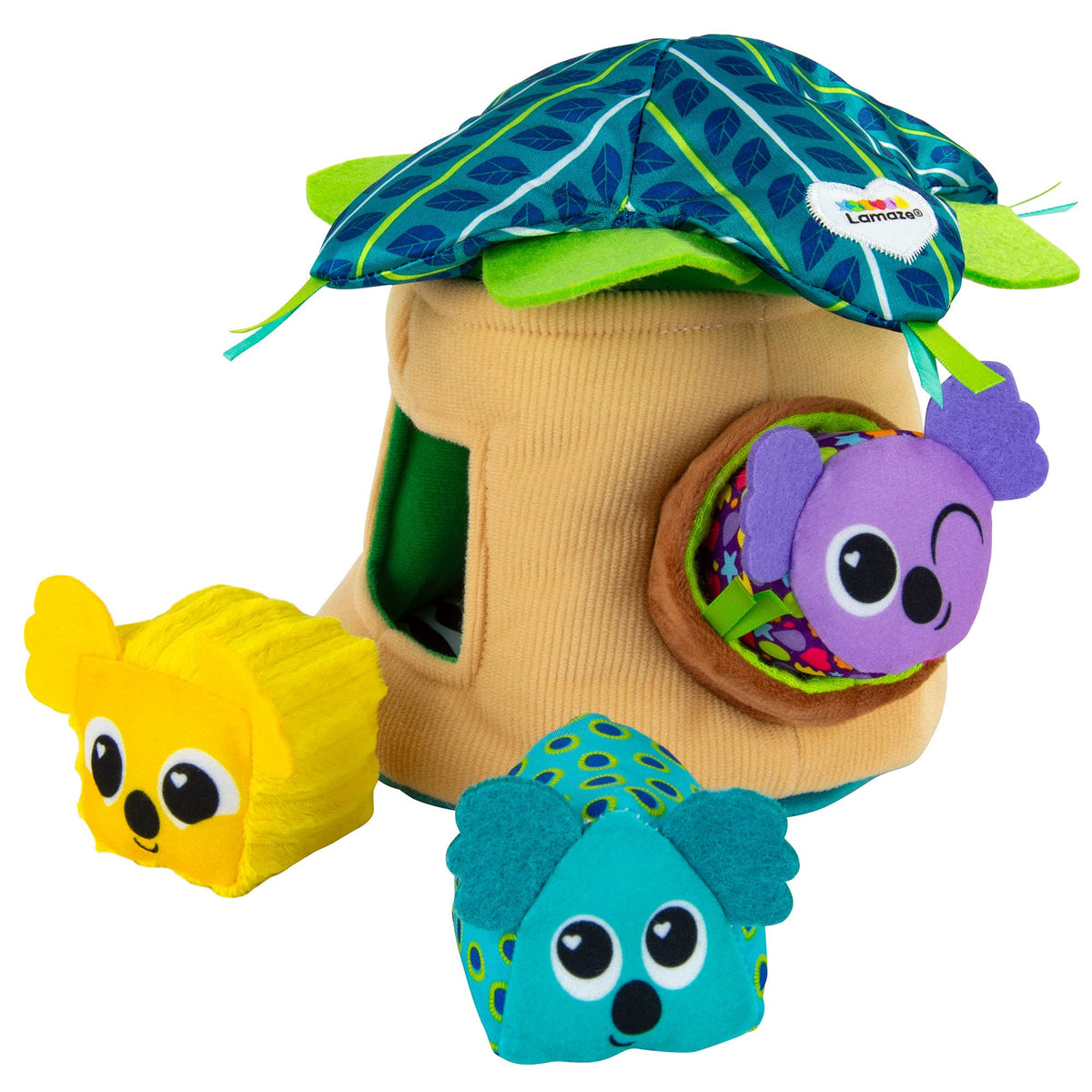 Lamaze Walla Walla the Koala Tree Sorter, Shape Sorter, Newborn Baby Toy, Sensory Toy for Babies with Colours and Sounds, Development Toy for Boys and Girls Aged 0 Months +