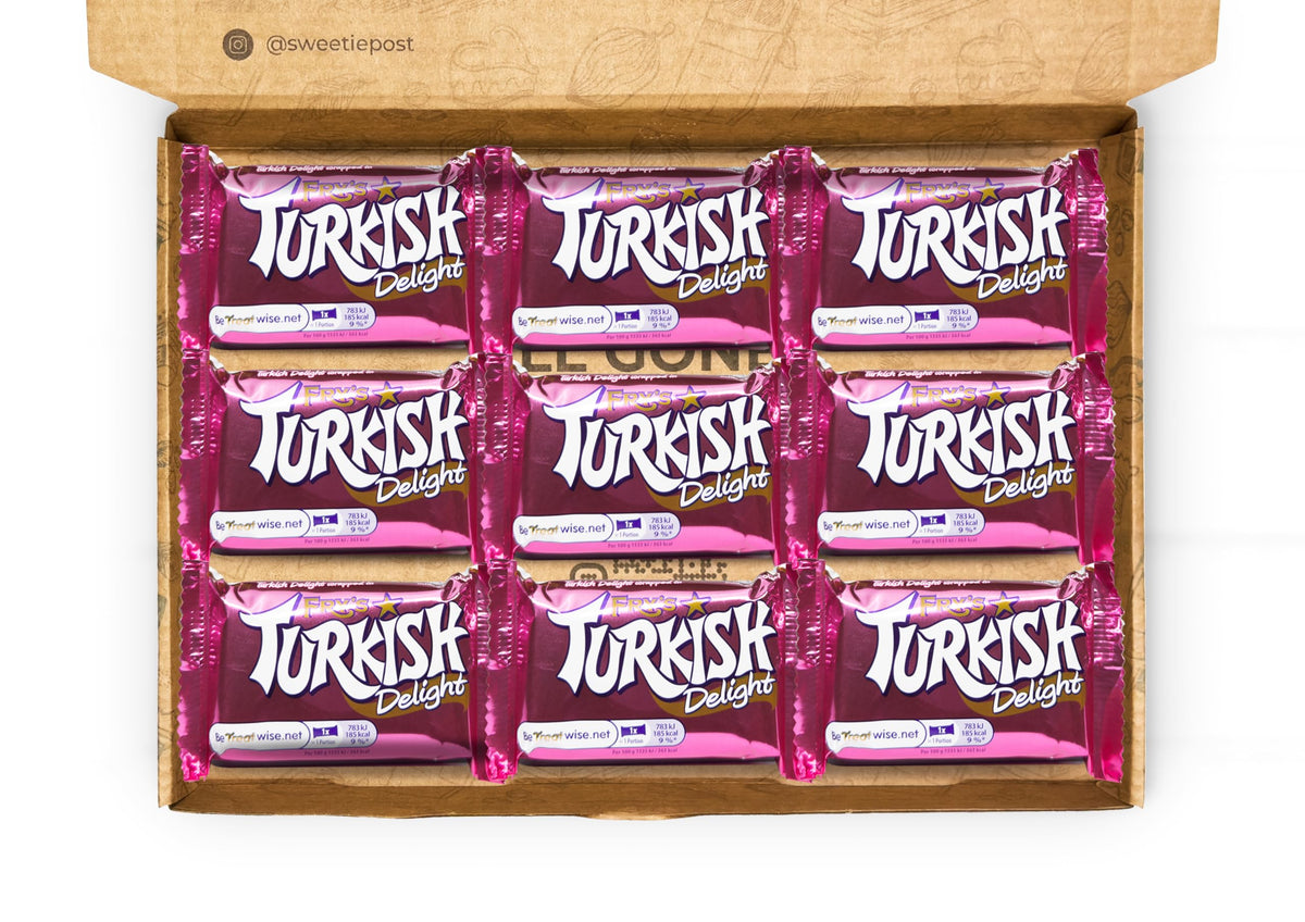 Frys Turkish Delight Gift Box | Retro Chocolate Gift Box | Turkish Delight Chocolate Letterbox Hamper