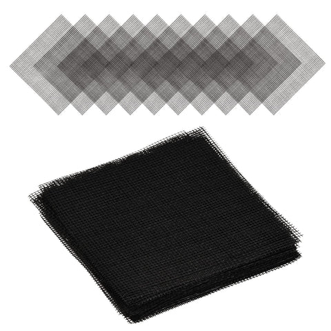 Vesaneae Pack of 50 Plastic Bonsai Cover Nets, Flower Pot Mesh Pad, Bonsai Grid, Garden Drainage Mesh, for Bonsai Bowl, Flower Pot or Plant Pot Saucer (10 x 10 cm)