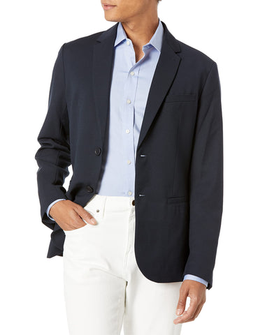 Armani Exchange Men's Textured Blazer Casual, Navy, 24