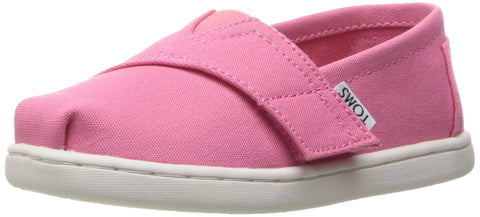 Toms Girls 10009918 ALPARGATA slip on/flat, Pink, 11 M US Toddler