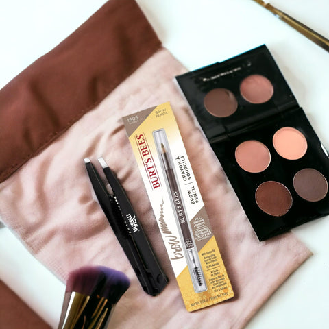 Blonde Eyebrow Pencil, Nourishing Eyebrow Filler With Jojoba Oil & Shea Butter, Look - Paired With Moofin Eyebrow Tweezers, Cedar Wood, Long-Lasting Eyebrow Pencil Blonde (Pack Of 2)