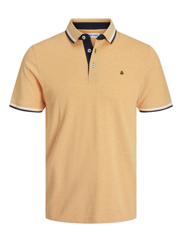JACK & JONES Men's Jjepaulos Polo Ss Noos Shirt, Apricot Ice, XS